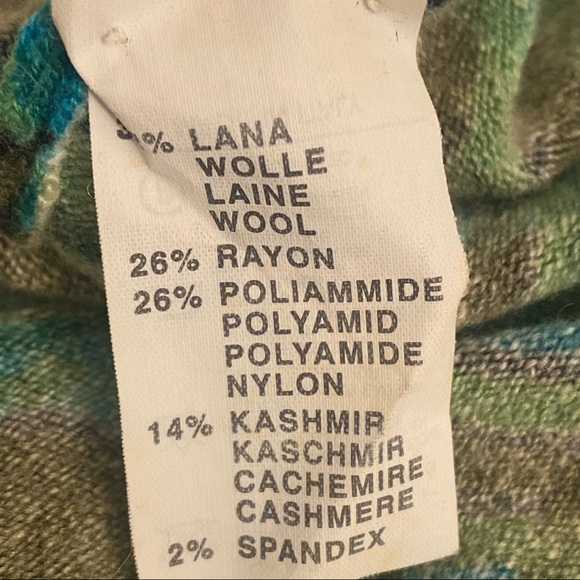 Vintage 90s Blumarine fur collar cardigan - Picture 5 of 5